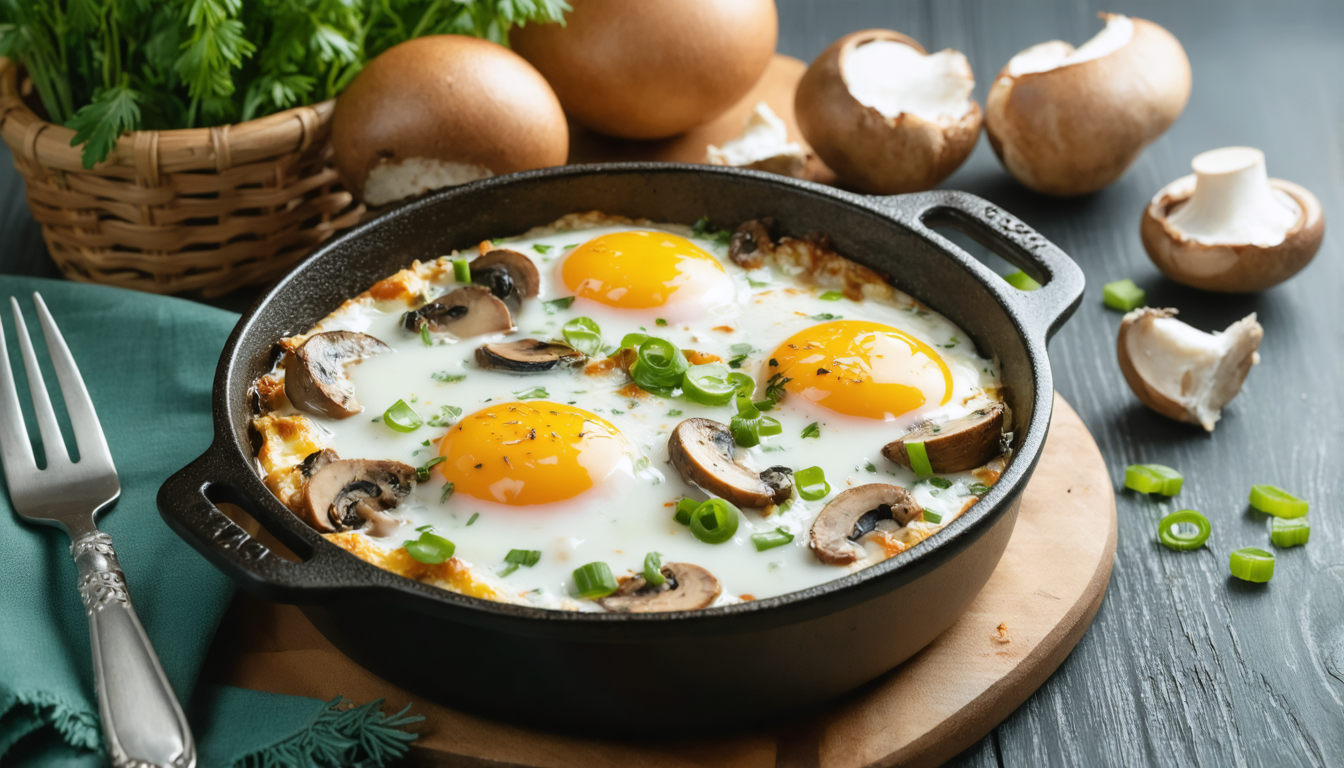 découvrez notre recette savoureuse d'œufs cocotte aux champignons, facile à préparer et parfaite pour un repas gourmand et réconfortant.