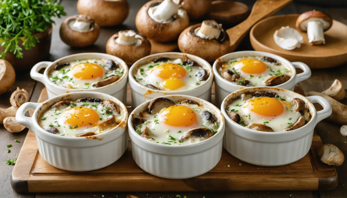 découvrez la recette savoureuse des œufs cocotte aux champignons, une préparation simple et gourmande à essayer absolument pour un repas réussi.