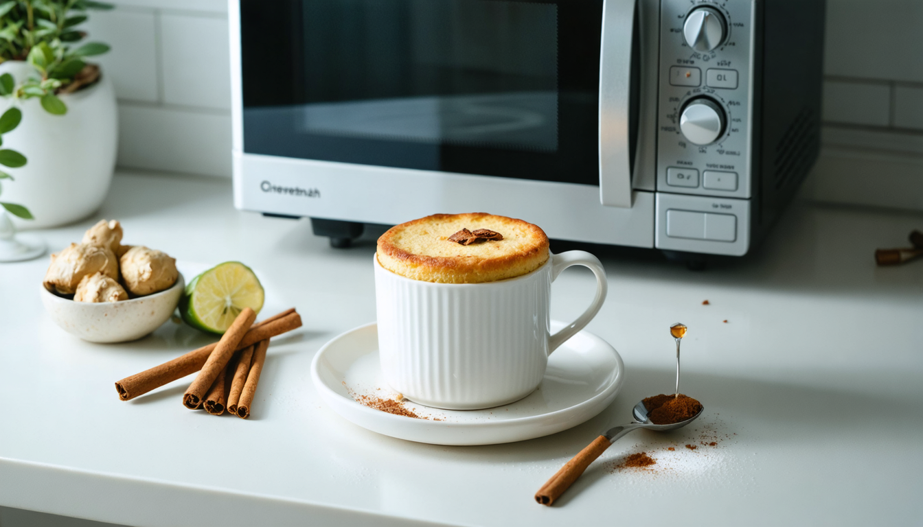 découvrez la recette rapide et saine du dr dukan pour un pain d'épice léger cuit au micro-ondes, idéal pour une pause gourmande sans culpabilité.