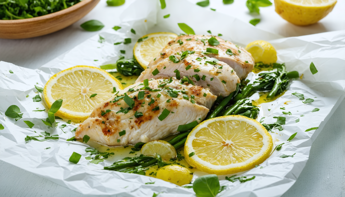 découvrez notre recette facile et savoureuse de papillote de blanc de poulet, parfaite pour un repas sain et rapide.