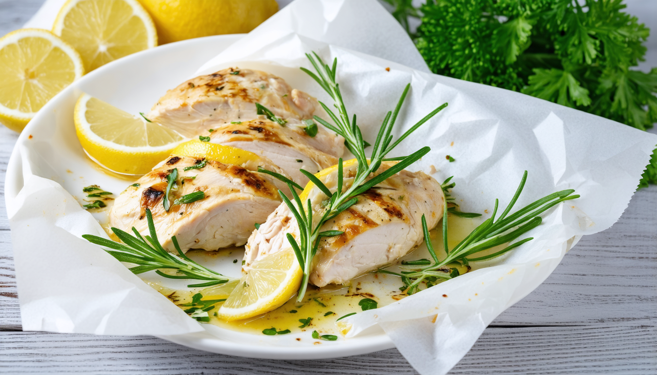 découvrez notre recette simple et délicieuse de papillote de blanc de poulet, idéale pour un repas sain et savoureux. facile à préparer, elle ravira toute la famille.