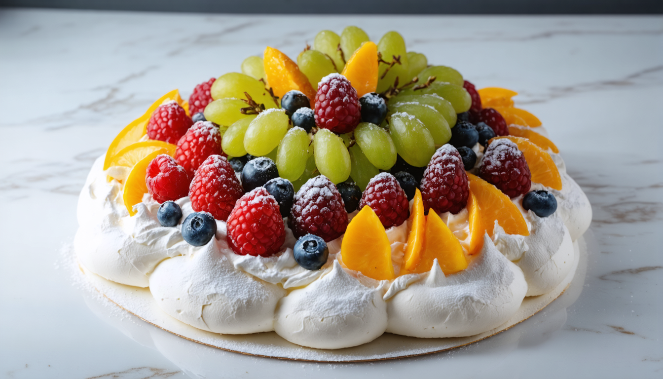 découvrez notre recette de pavlova légère, une délicieuse douceur fruitée idéale pour apporter fraîcheur et gaieté à vos journées d'hiver.