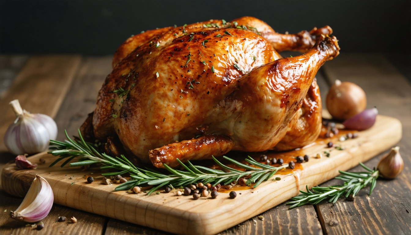 découvrez le secret du poulet rôti parfait, alliant une peau croustillante à une viande moelleuse et savoureuse pour régaler toute la famille.