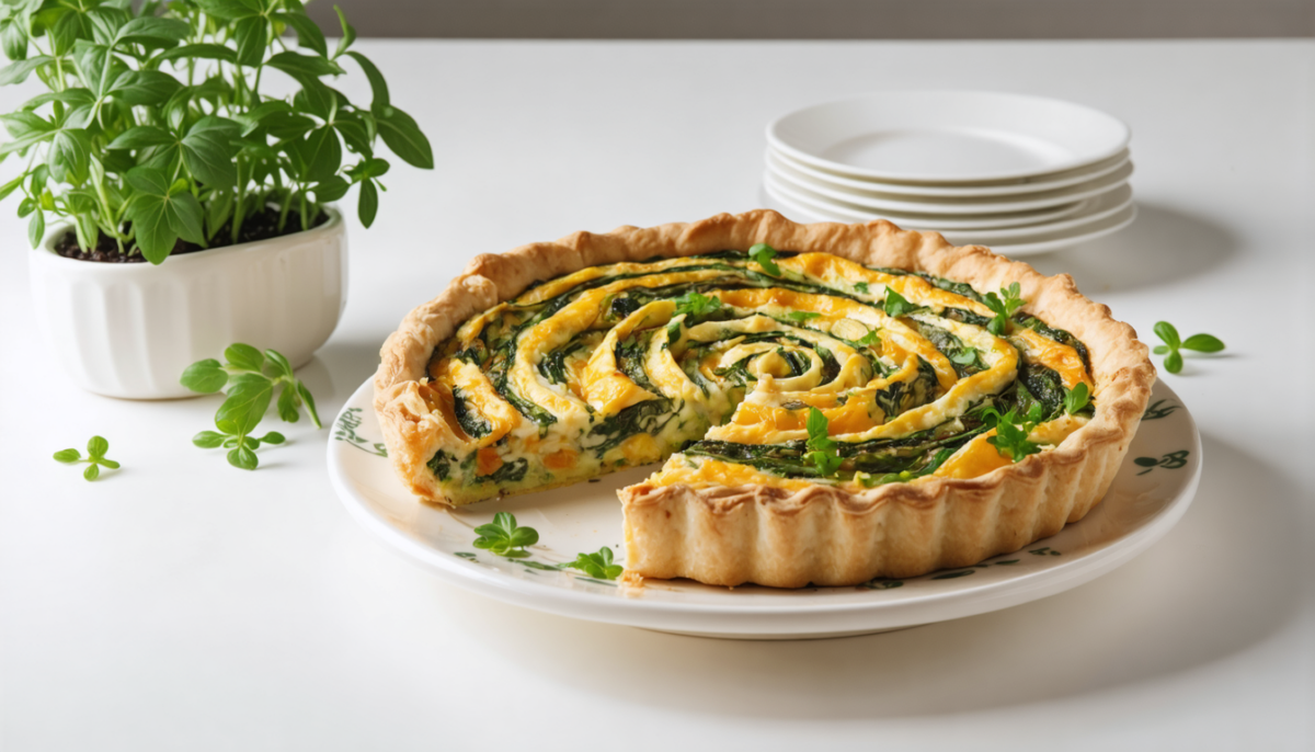 découvrez notre recette de quiche végétarienne légère en spirales, une préparation gourmande et équilibrée idéale pour un repas sain et savoureux.