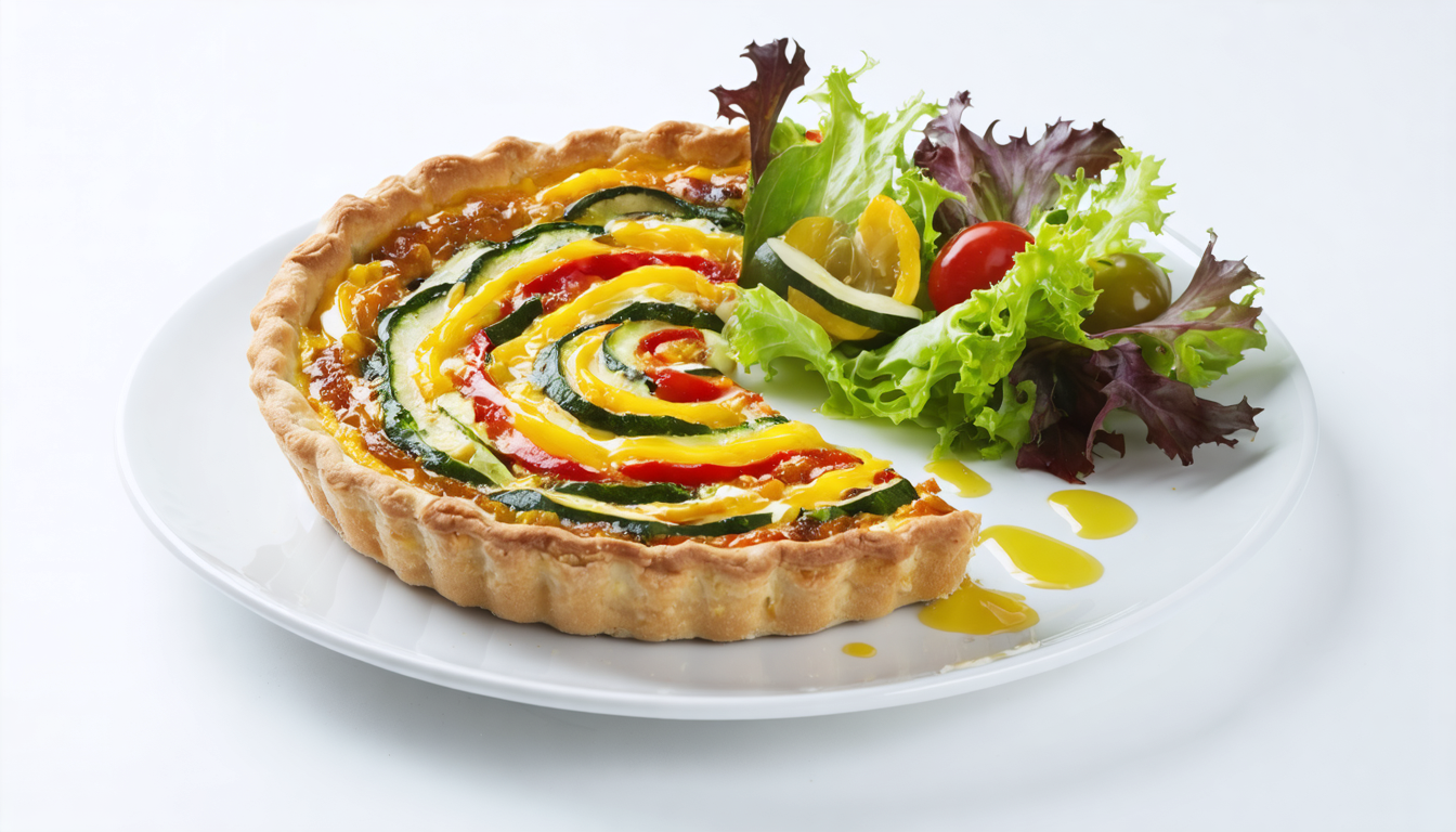 découvrez notre recette de quiche végétarienne légère en spirales, alliant saveurs gourmandes et équilibre nutritionnel pour un repas sain et délicieux.