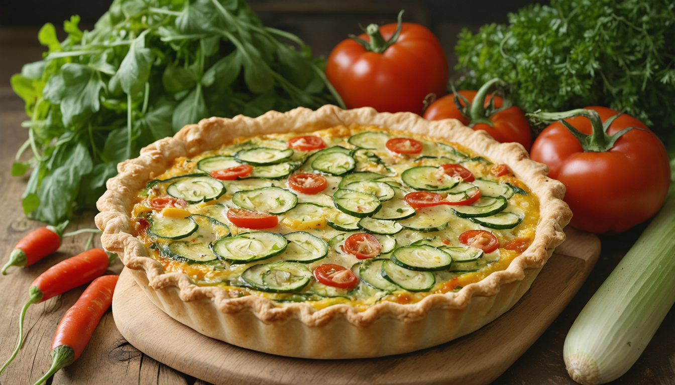 découvrez notre quiche estivale légère aux légumes, une recette gourmande et rapide à préparer pour un dîner savoureux et équilibré.