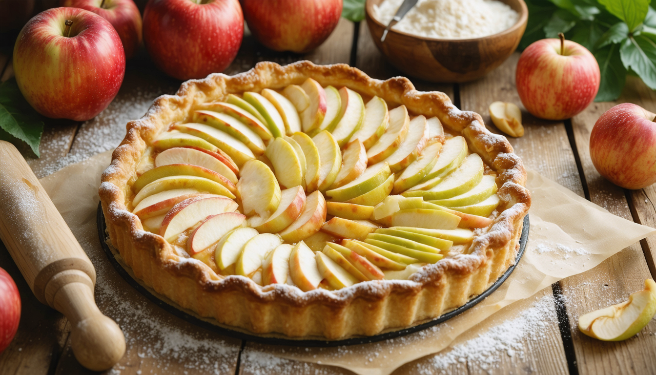 découvrez notre recette facile de tarte aux pommes sans compote, alliant simplicité et gourmandise pour un dessert savoureux et rapide à préparer.