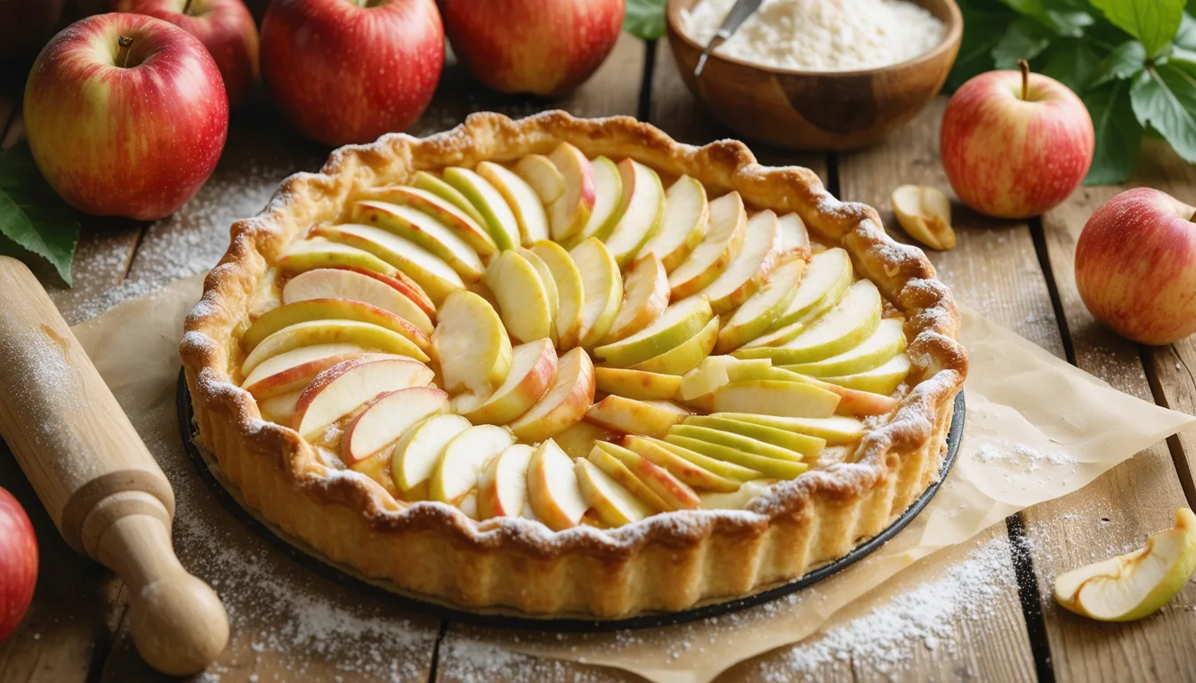 découvrez notre recette facile de tarte aux pommes sans compote, alliant simplicité et gourmandise pour un dessert savoureux et rapide à préparer.