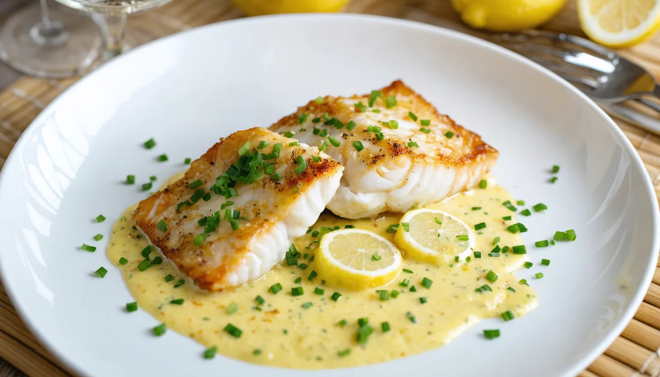 découvrez une recette facile et gourmande de lieu jaune accompagné d'un beurre de ciboulette savoureux, idéale pour un repas rapide et délicieux.