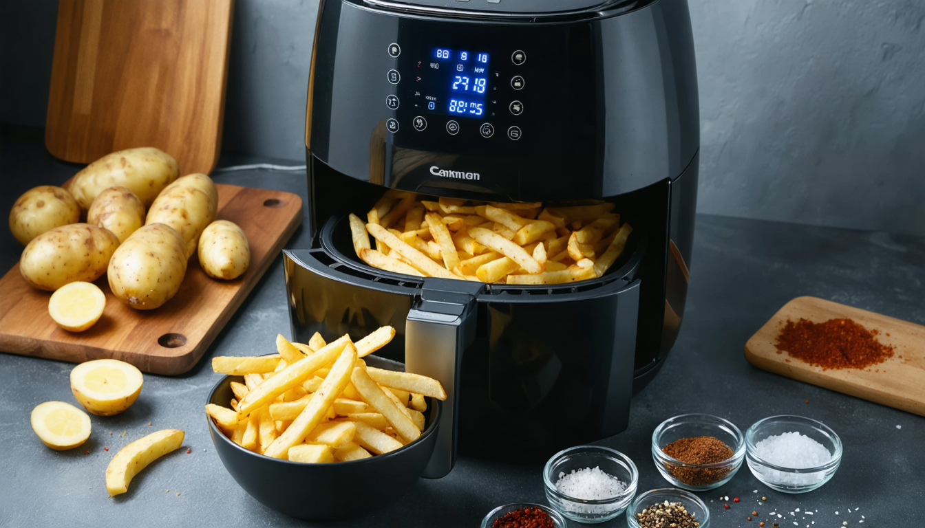 découvrez une recette facile pour préparer des frites maison ultra croustillantes avec votre airfryer, alliant simplicité et gourmandise pour un snack parfait.