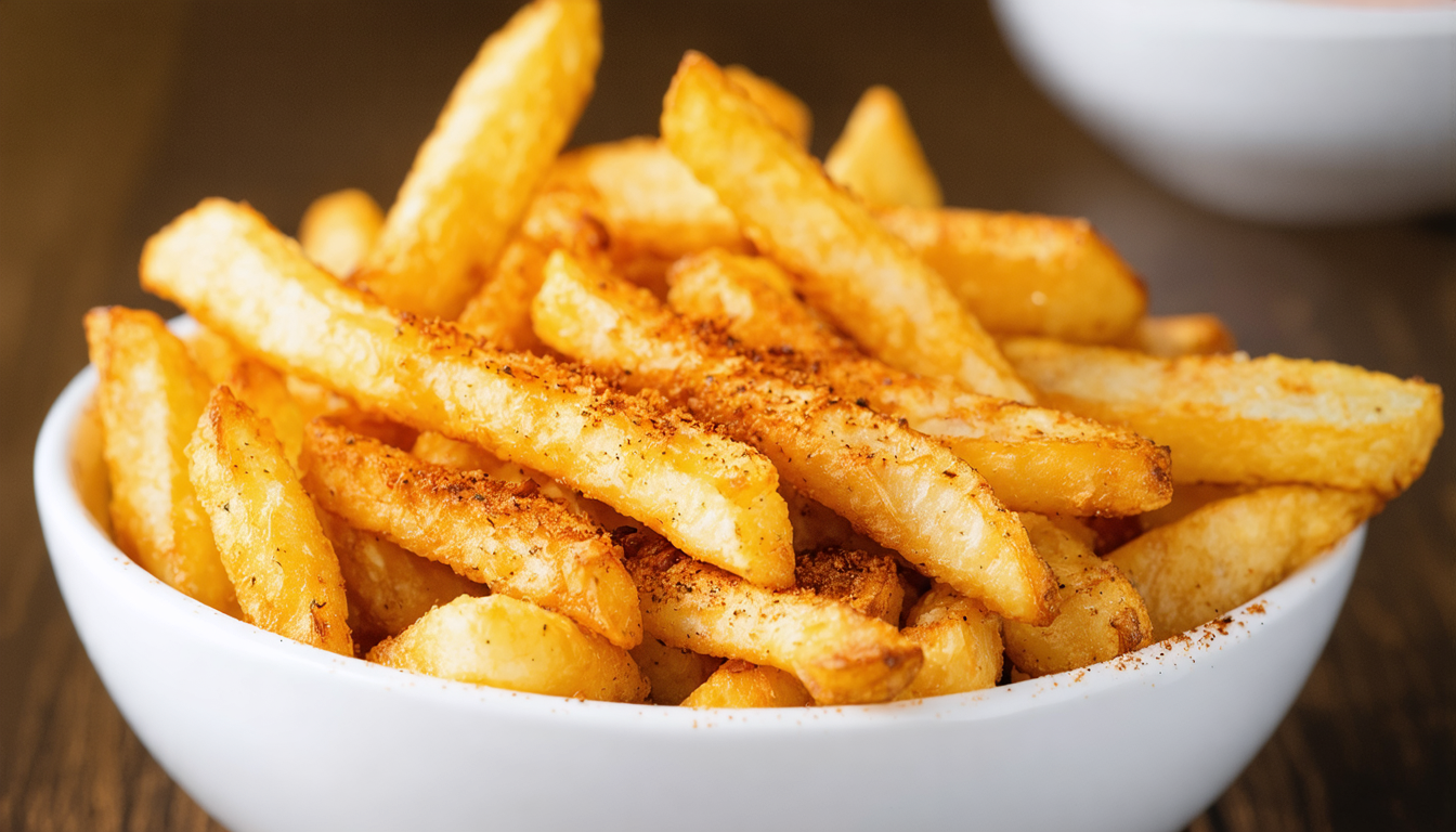 découvrez notre recette simple et rapide pour des frites maison ultra croustillantes, préparées facilement avec votre airfryer. parfaites pour un snack sain et délicieux !