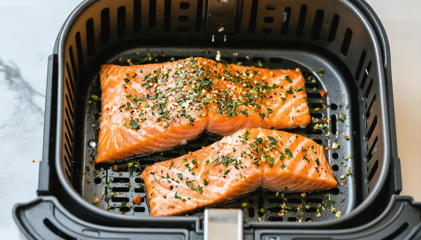découvrez notre recette rapide et saine de saumon croustillant à l'airfryer, parfaite pour un repas savoureux et léger en un temps record.