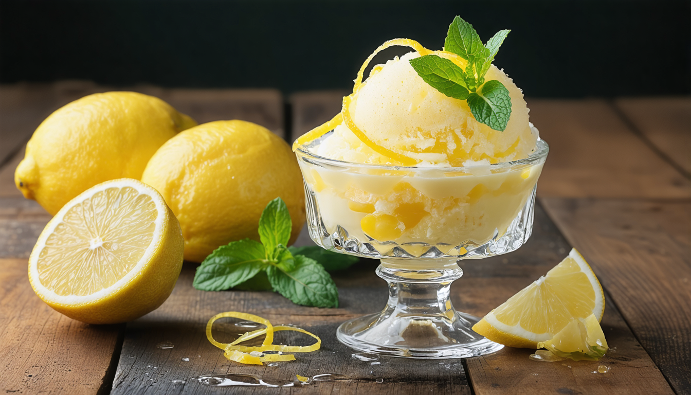 découvrez notre recette facile de sorbet citron léger, parfait pour une pause fraîcheur saine et délicieuse cet été.