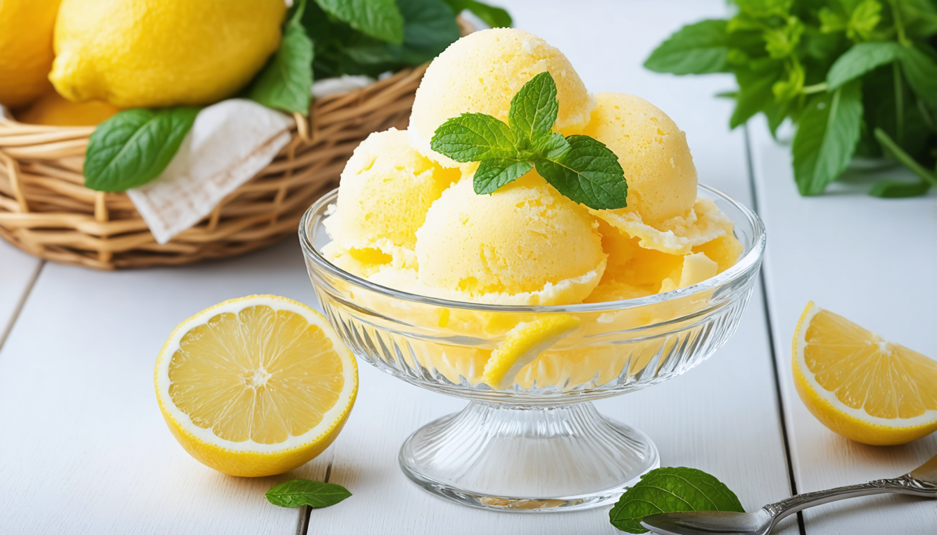 découvrez notre recette facile de sorbet citron léger, parfait pour une pause fraîcheur ultra rafraîchissante et naturelle.