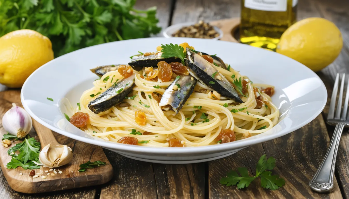 découvrez notre recette rapide et savoureuse de spaghettini siciliens aux sardines, une option légère et pleine de saveurs prête en seulement 15 minutes.