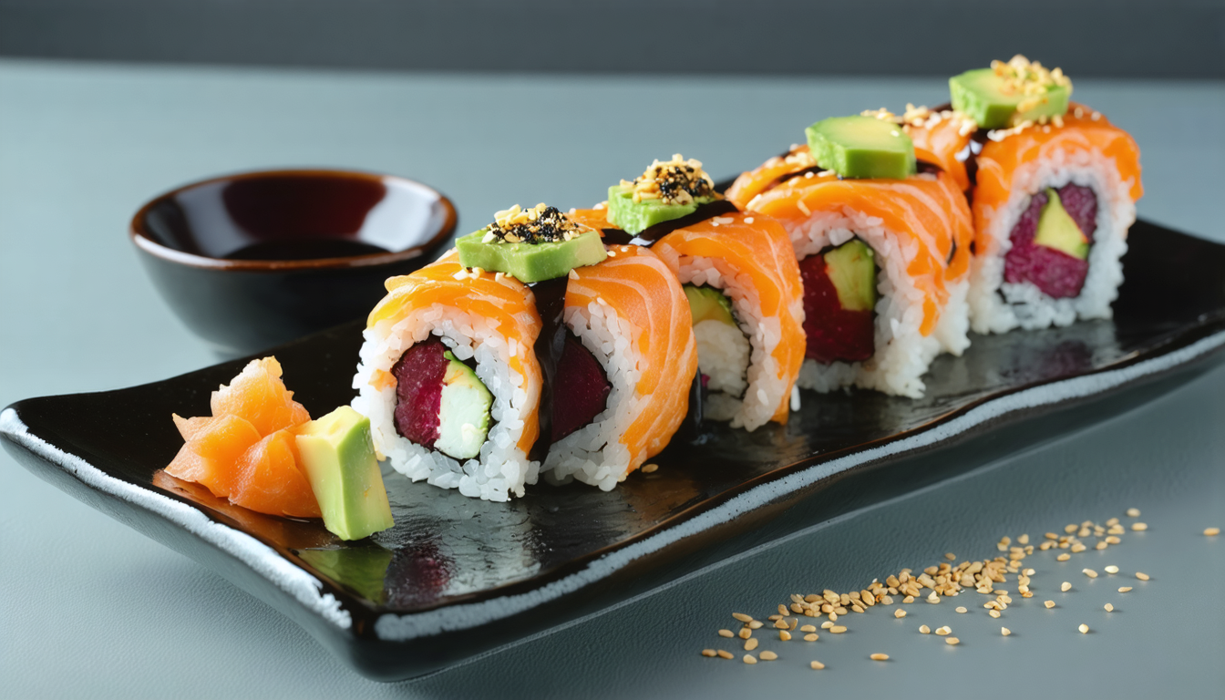 découvrez une recette gourmande et innovante de sushi revisité à la betterave, avocat et fromage de provence, alliant saveurs originales et fraîcheur pour un repas surprenant.