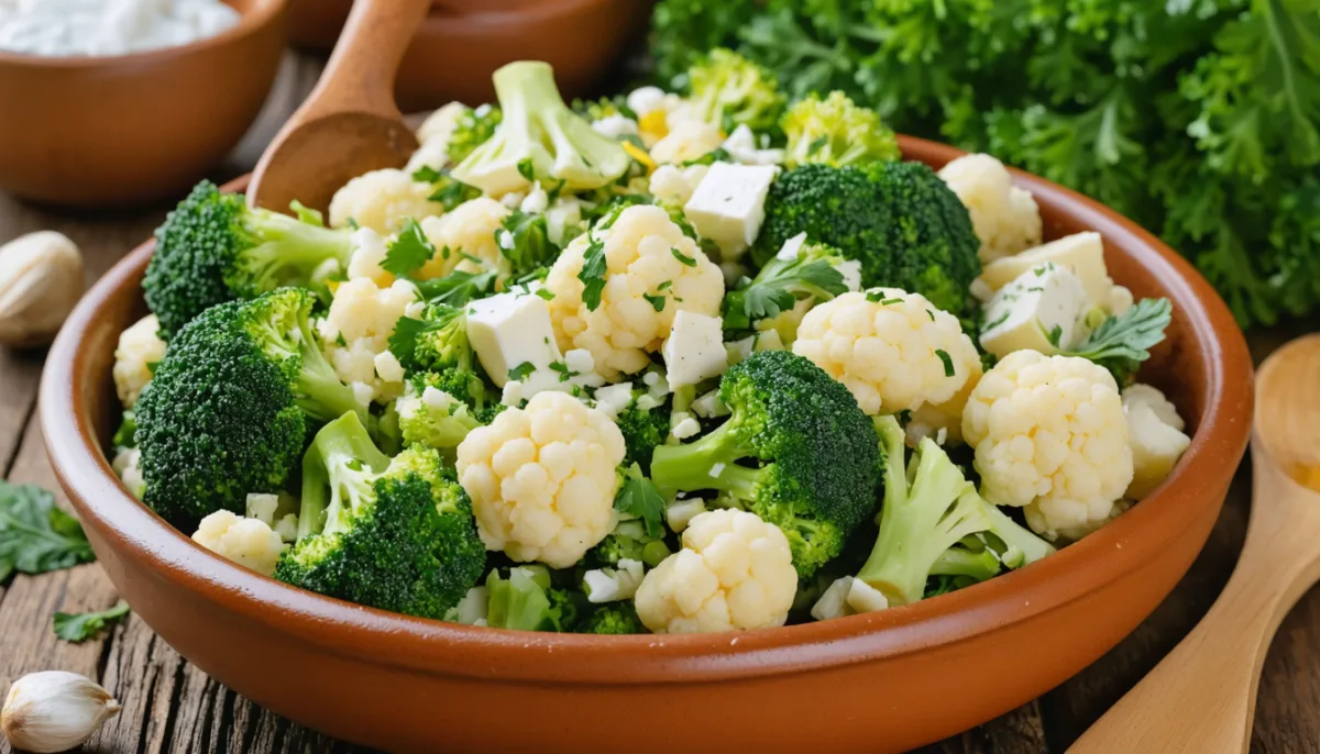 découvrez notre taboulé d'hiver gourmand alliant brocoli croquant, chou-fleur frais et fromage frais onctueux, pour une salade saine et réconfortante.
