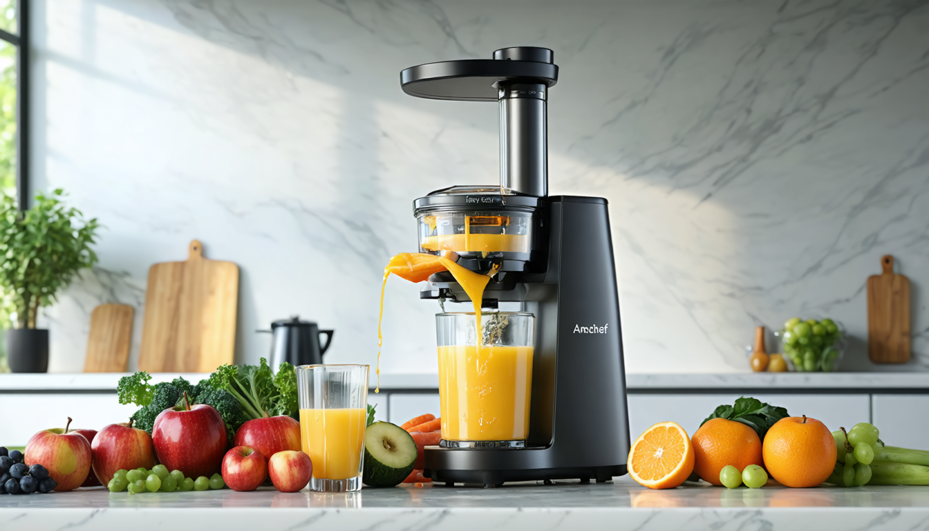 découvrez notre test complet de l'extracteur amzchef 120mm et profitez d'un jus frais, sain et lentement pressé pour préserver toutes les saveurs et nutriments.