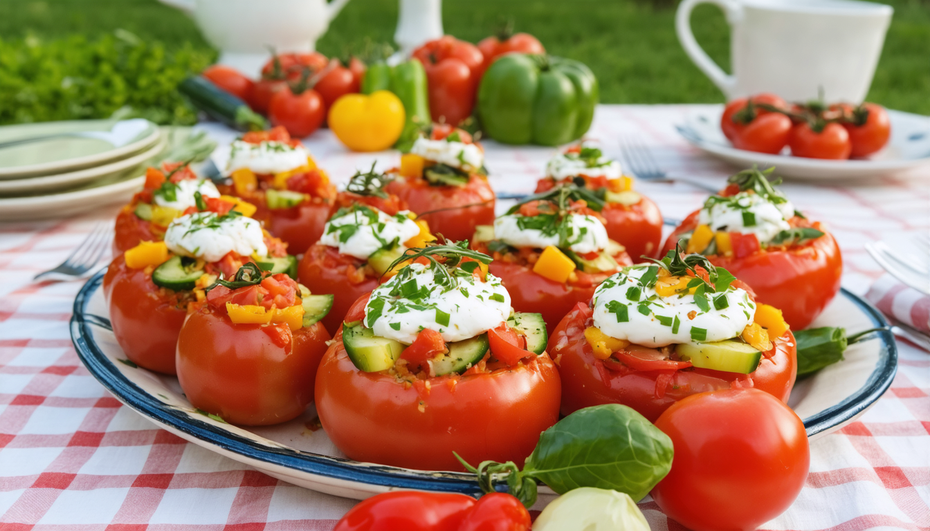 découvrez notre recette facile et rafraîchissante de tomates farcies revisitées, parfaite pour un été gourmand et léger.