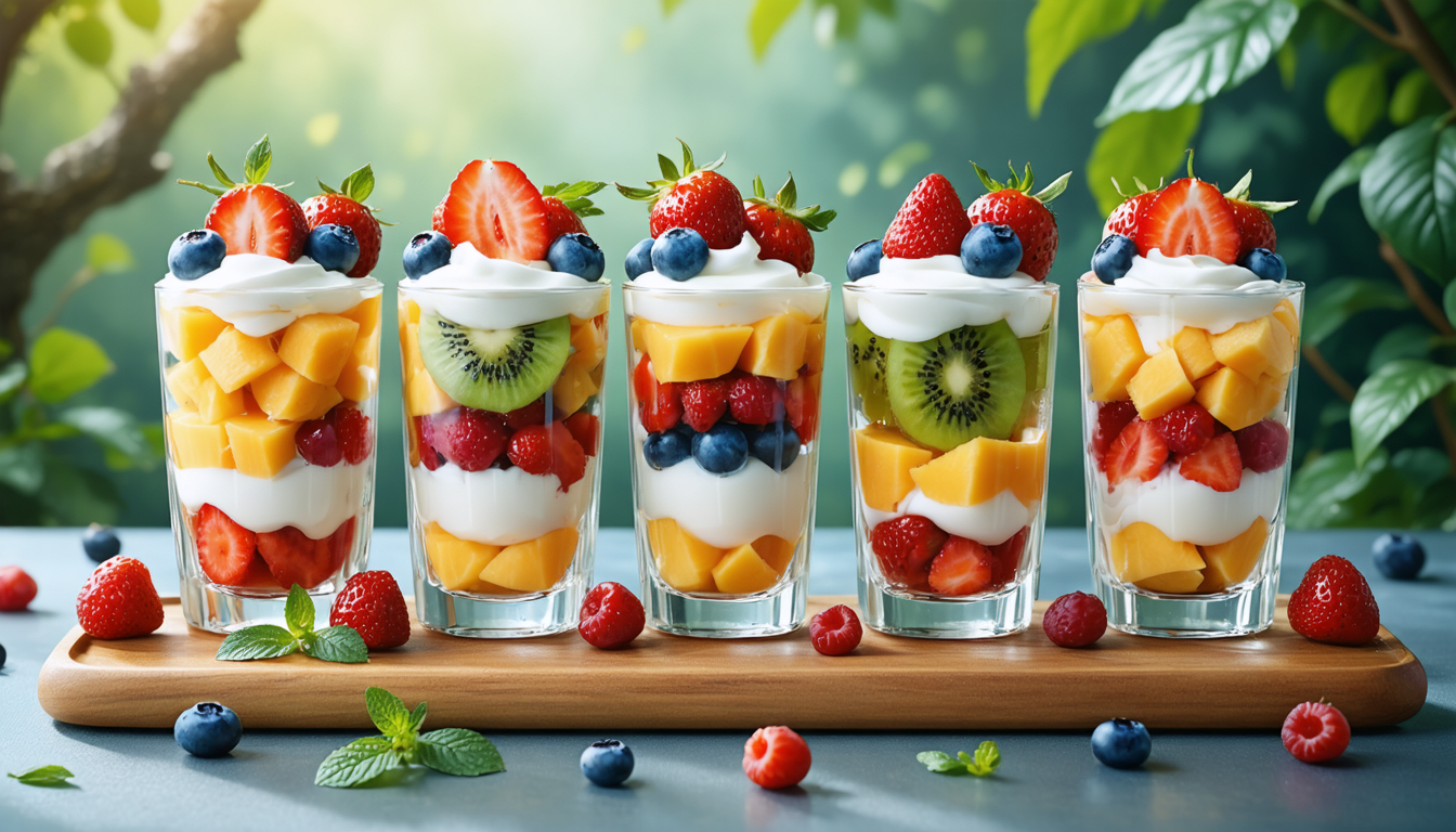 découvrez nos verrines estivales fruitées, alliant légèreté et rapidité pour un dessert gourmand et sain, idéal pour savourer l'été sans culpabilité.