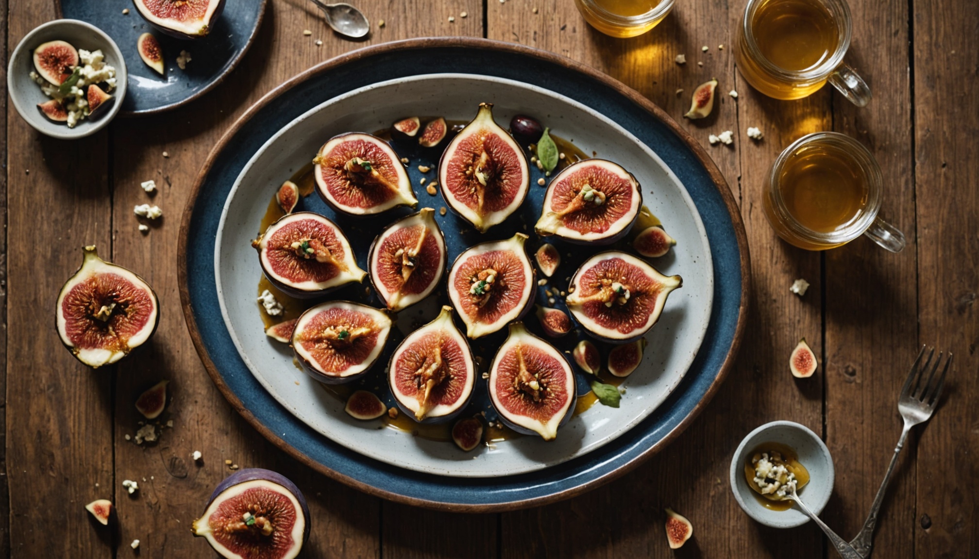 Figues gratinées au bleu : une délicieuse harmonie sucrée-salée à découvrir