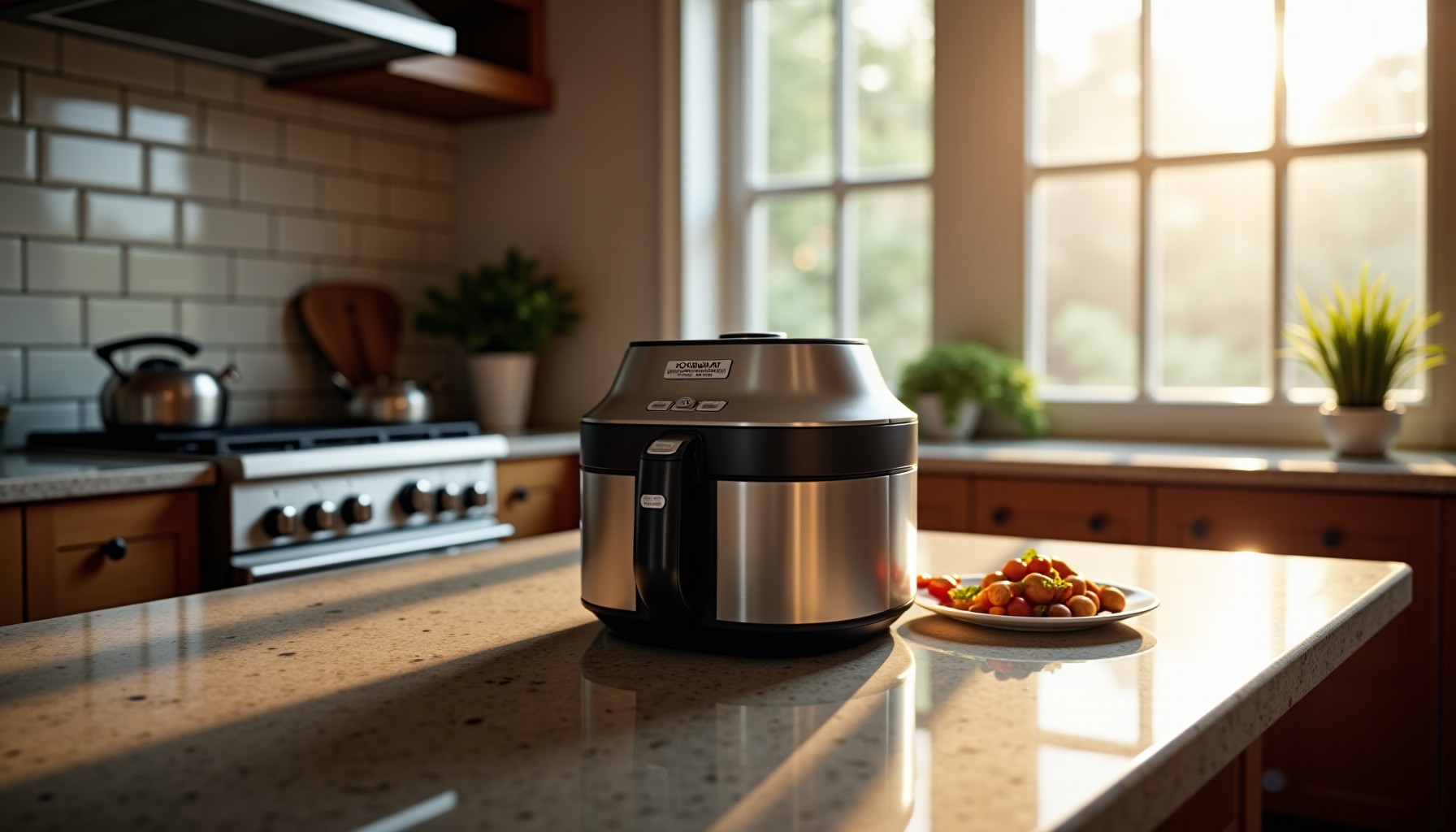 Découvrez la friteuse à air GOURMETmaxx FryUp XL : une double chambre pour une cuisson rapide et gourmande