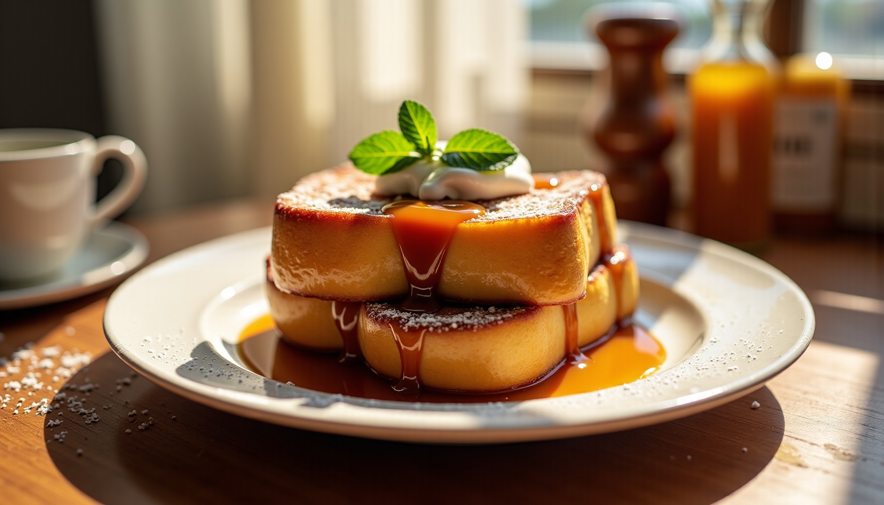 Délicieuse brioche perdue au caramel : une recette simple pour un dessert irrésistible