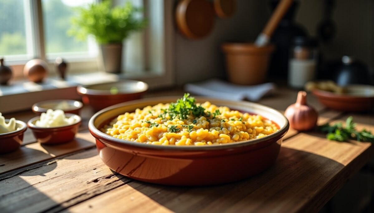Porridge salé au four : une recette minceur gourmande et réconfortante qui surprend
