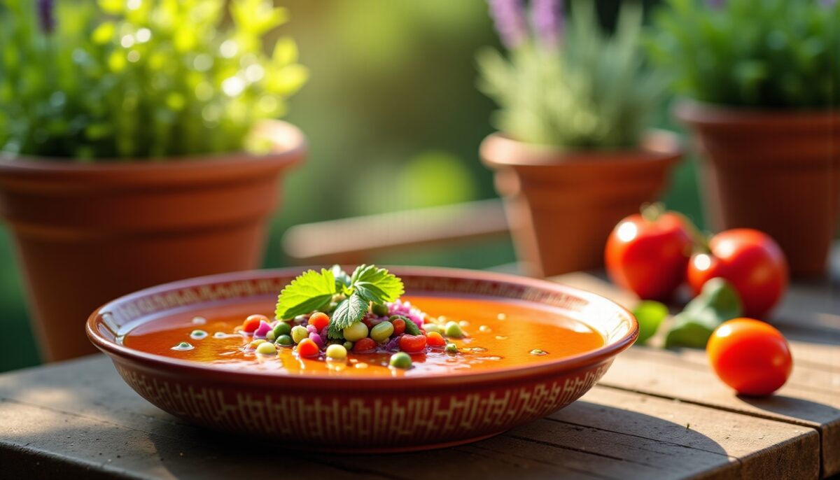 Gaspacho andalou authentique : la recette originale pour une vague de fraîcheur éclatante
