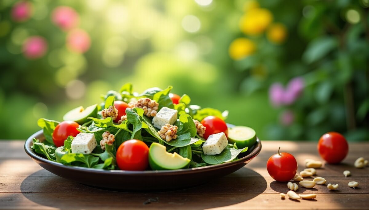 Salade d'été : une recette facile pour des saveurs fraîches et un déjeuner léger