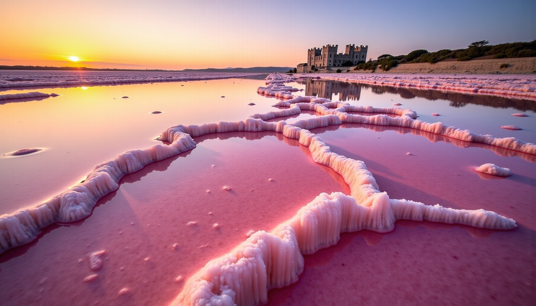 Les secrets uniques du sel rose des salins d’Aigues-Mortes dévoilés