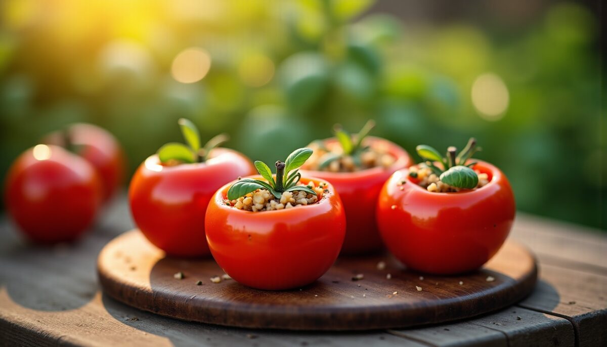 Tomates farcies réinventées : la recette de grand-mère, simplicité et fraîcheur pour un été gourmand