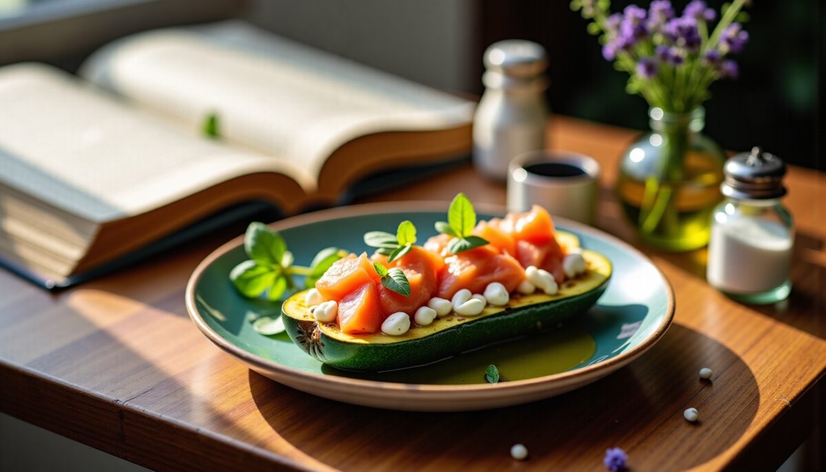 Délice estival : courgettes farcies au saumon et chèvre, recette savoureuse et simple à réaliser