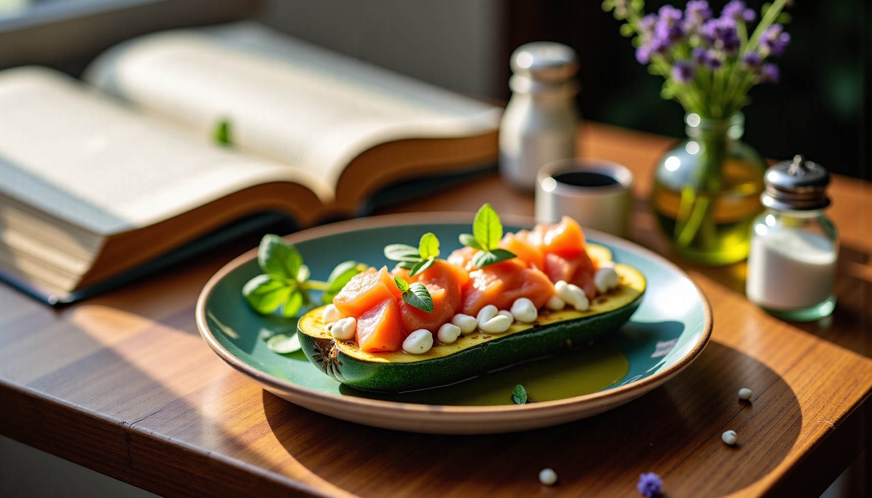 Délice estival : courgettes farcies au saumon et chèvre, recette savoureuse et simple à réaliser