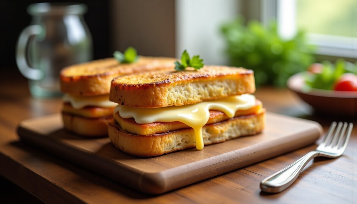 Délice fondant : croque-monsieur au poulet et fromage frais, l'alliance gourmande à savourer