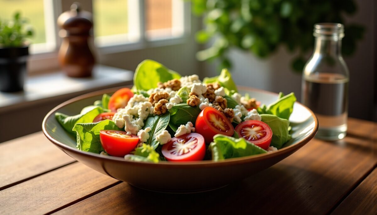 Salade bressane au bleu : une recette gourmande à savourer sans attendre