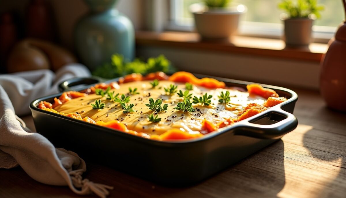 Délicieux gratin de courge butternut au chèvre fondant : une recette gourmande et réconfortante