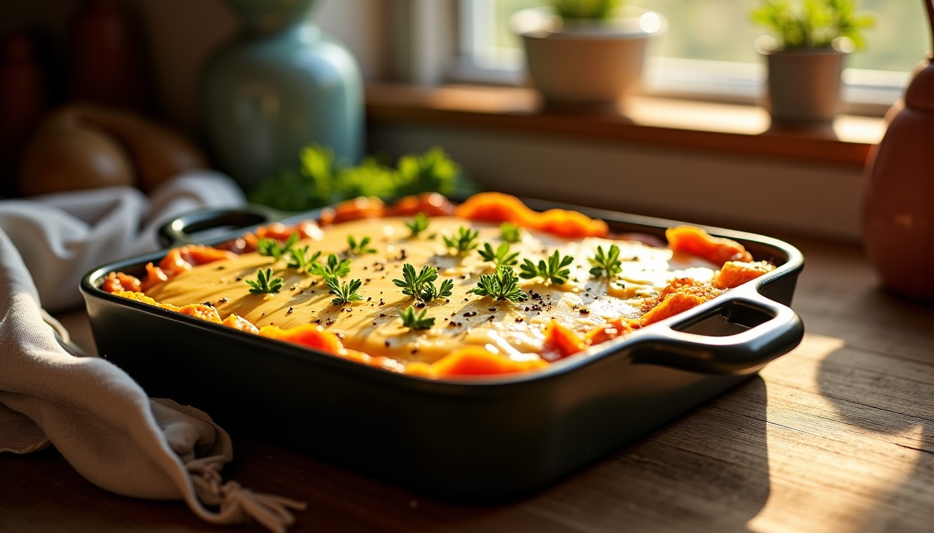 Délicieux gratin de courge butternut au chèvre fondant : une recette gourmande et réconfortante