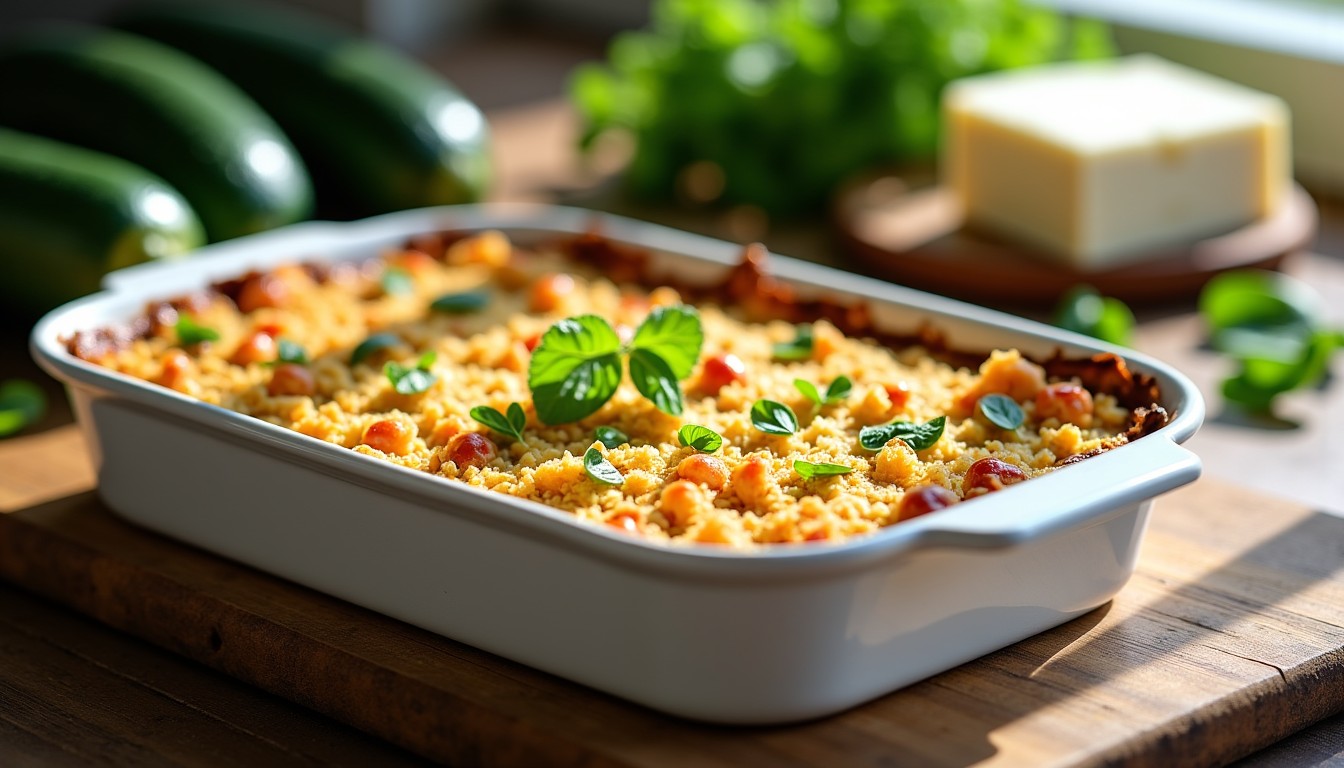 Délicieux crumble courgette-feta : la recette simple et gourmande à tester sans attendre