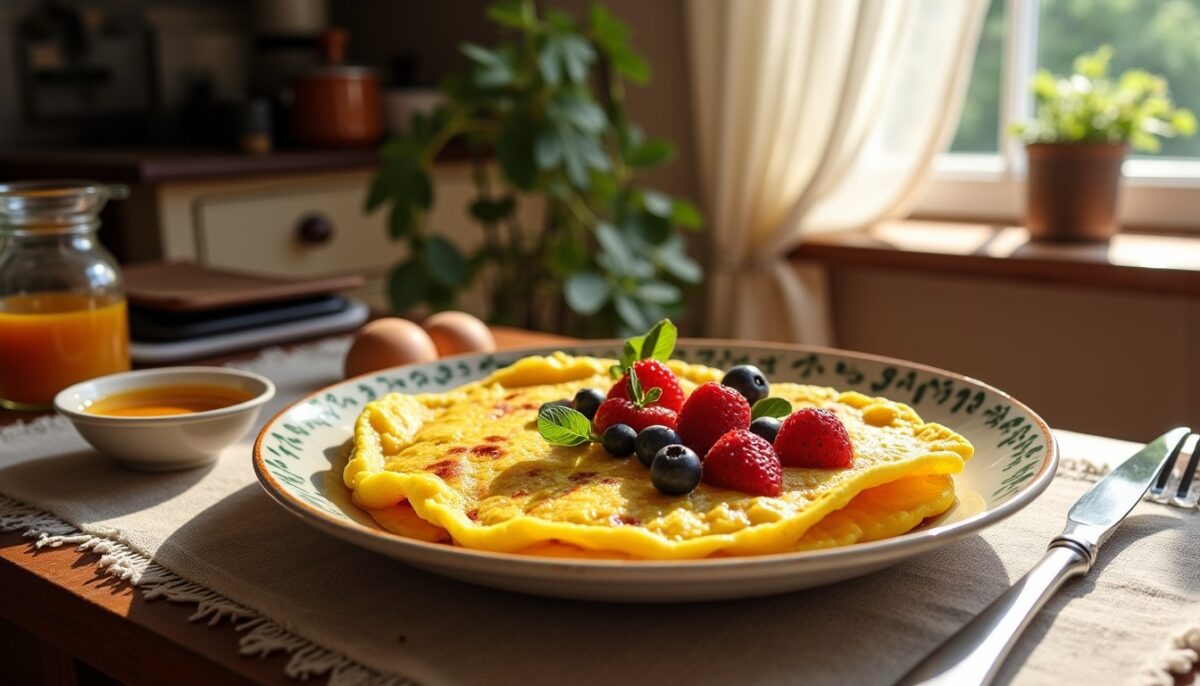 Omelette sucrée : une recette simple et délicieusement gourmande