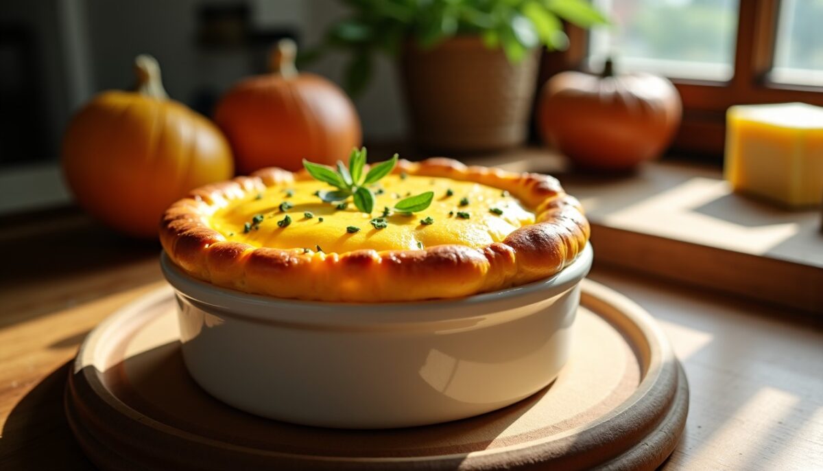 Délice aérien : recette gourmande de soufflé au fromage et à la courge