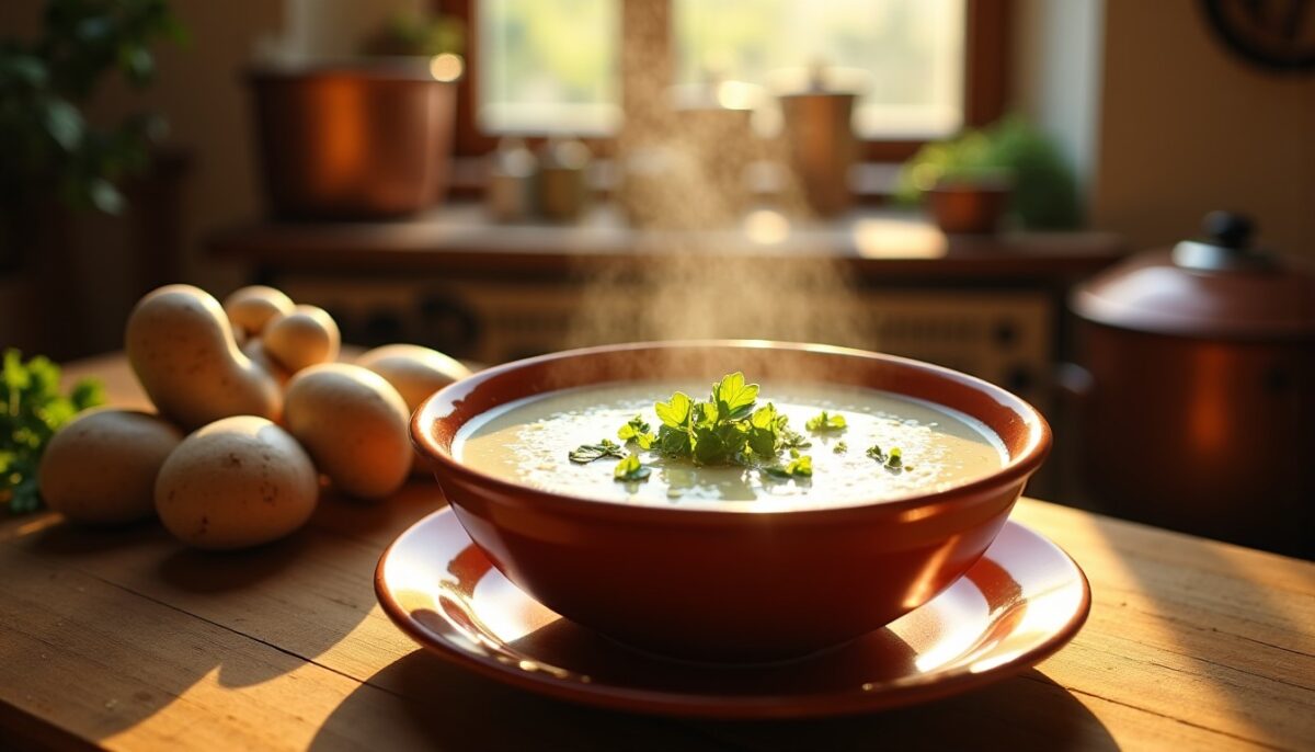 Délicieuse Soupe Crémeuse au Pied de Mouton : Une Recette Simple et Gourmande