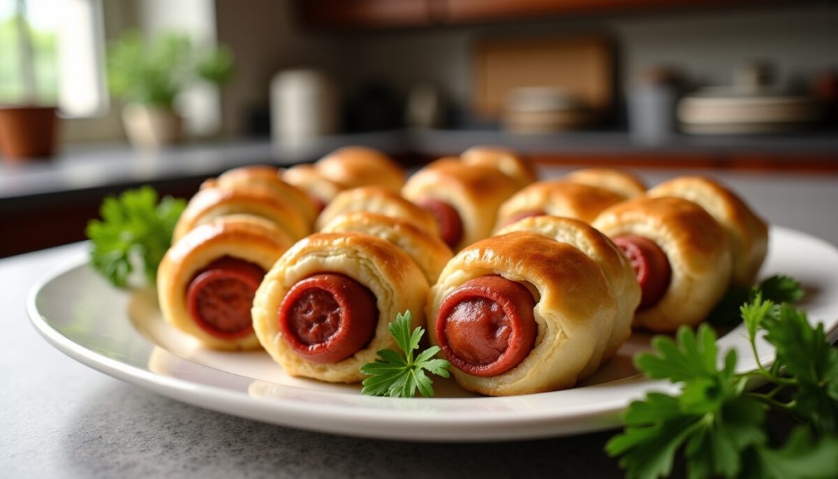 Délicieuses Saucisses Cocktail en Pâte Feuilletée : Recette Express et Savoureuse