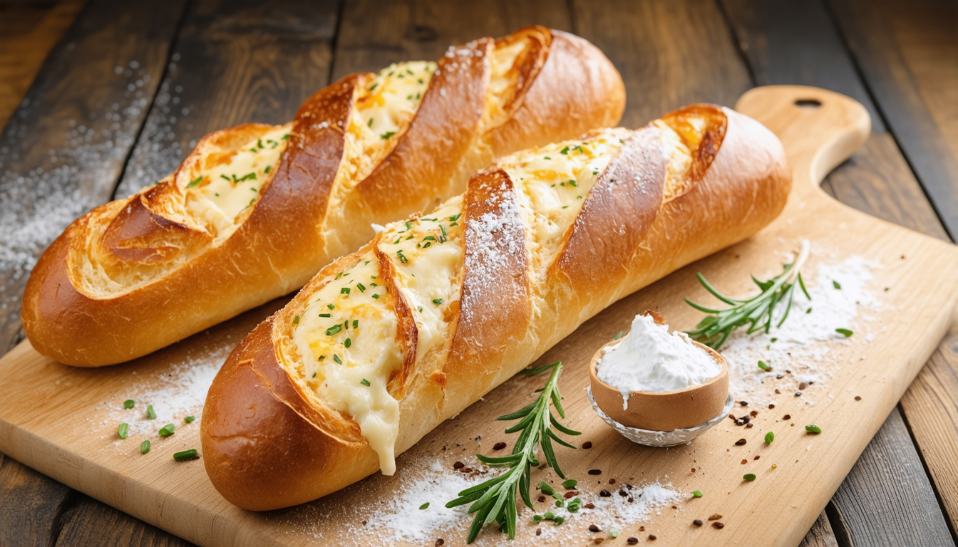 découvrez comment préparer une baguette au fromage frais délicieuse et maison avec notre recette simple et rapide. parfaite pour un apéritif gourmand ou un repas léger.