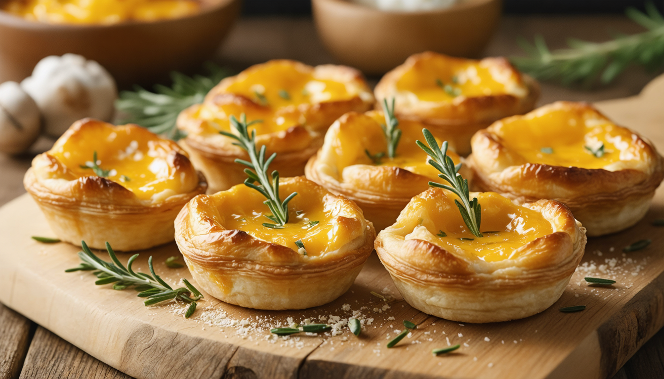 apprenez à préparer de délicieuses mini-tartes au crottin de chavignol avec notre recette simple et savoureuse, parfaite pour toutes vos occasions gourmandes.