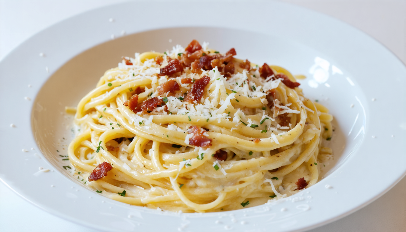 découvrez notre recette revisitée de spaghetti carbonara alliant la douceur du fromage frais à la richesse traditionnelle, pour un délice crémeux et savoureux.
