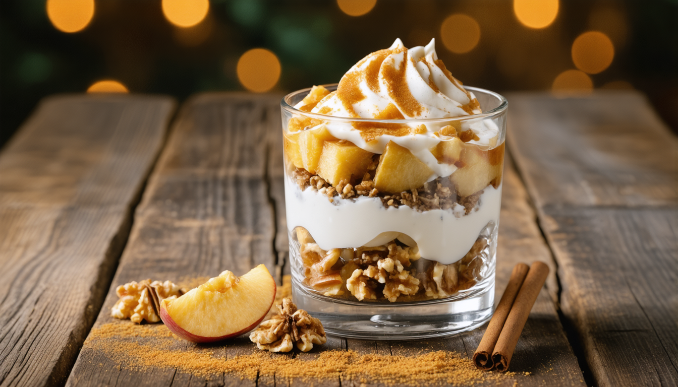 découvrez nos verrines pommes-noix revisitées façon tiramisu, un délice léger alliant fraîcheur et gourmandise pour un dessert original et savoureux.