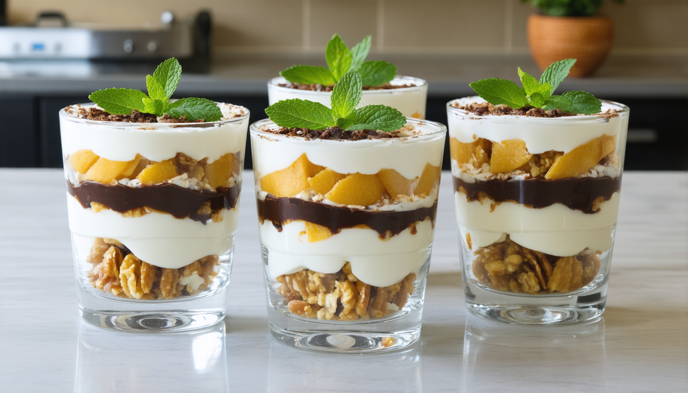 découvrez notre recette originale de verrines pommes-noix revisitées façon tiramisu, alliant légèreté et gourmandise pour un dessert délicieusement surprenant.