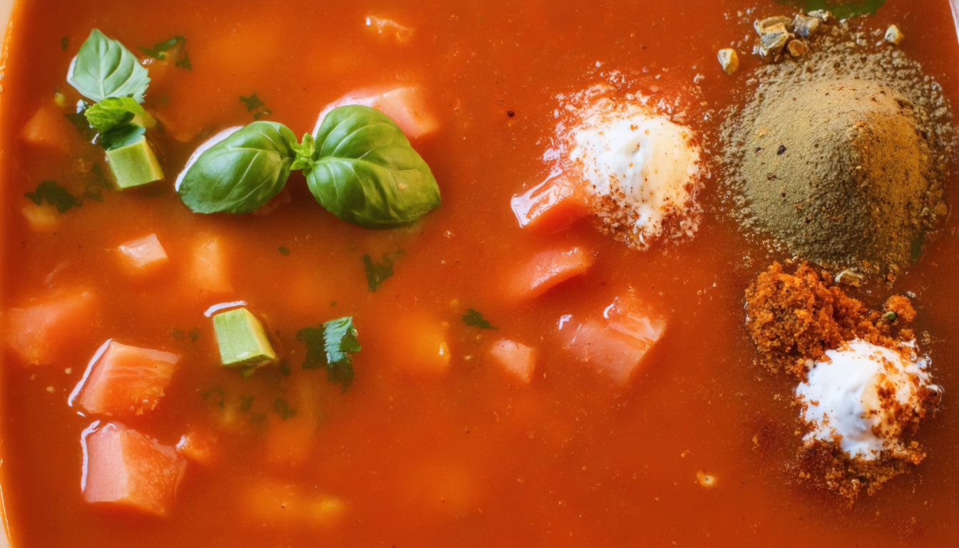 découvrez une recette simple et rapide pour préparer une délicieuse soupe maison de tomates fraîches, idéale pour un repas sain et savoureux.