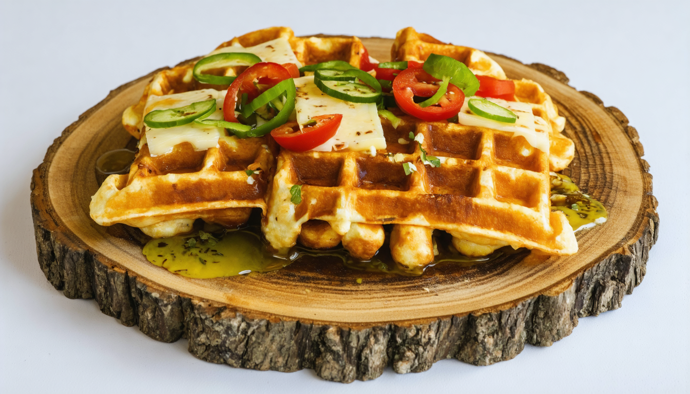 découvrez une recette savoureuse et originale de gaufres salées aux légumes et fromage, idéale pour un repas gourmand et plein de fraîcheur.